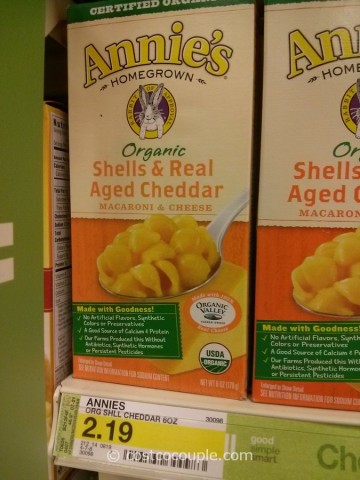 Annies Organic Shells and Cheddar Macaroni and Cheese Target