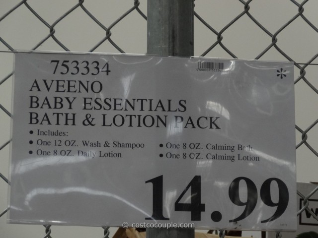 Aveeno Baby Essentials Bath and Lotion Pack Costco 1