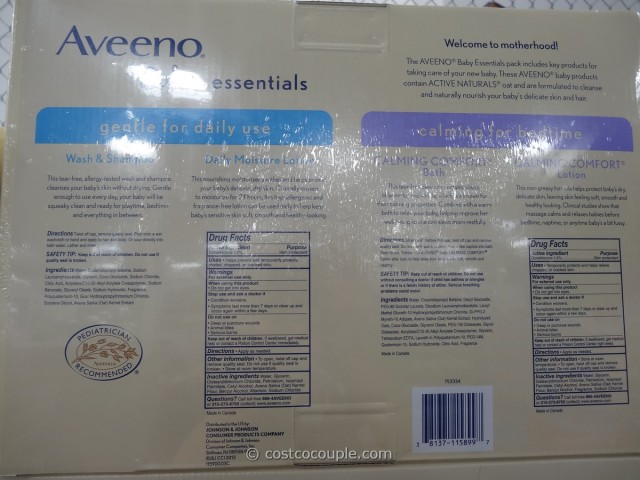 Aveeno Baby Essentials Bath and Lotion Pack Costco 4