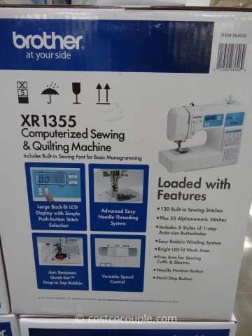 Brother Computerized Sewing Machine XR1355 Costco 3