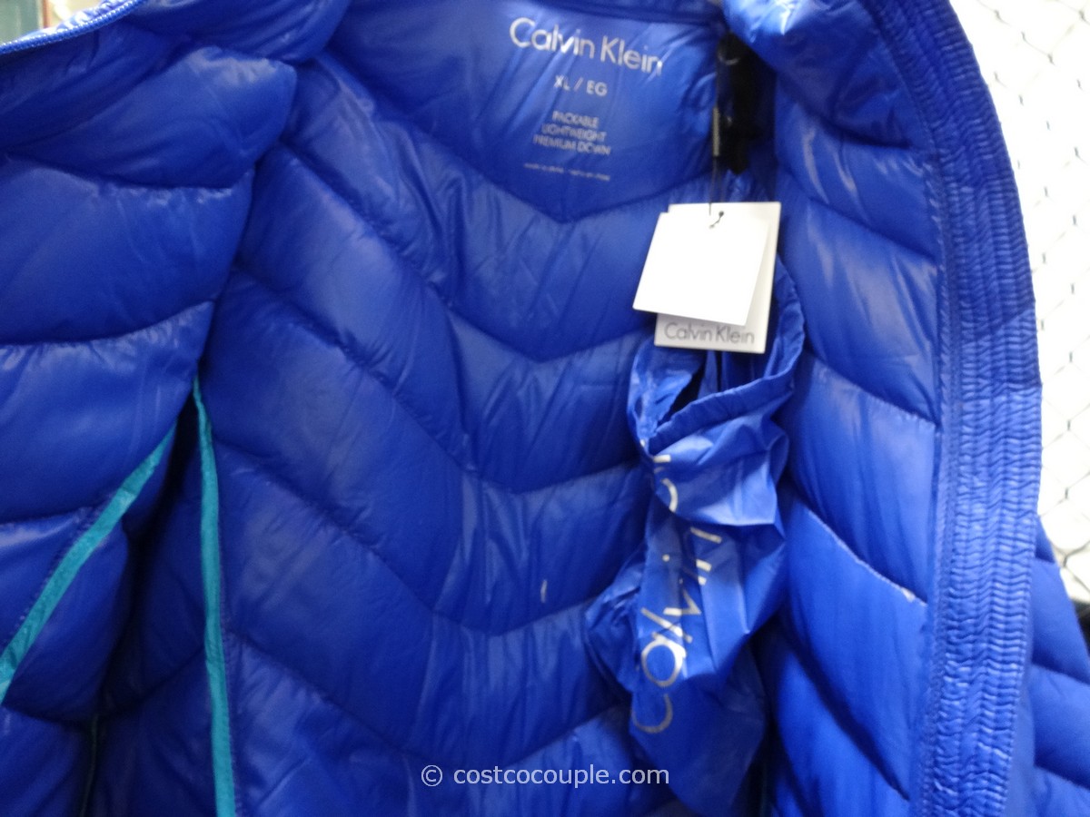 calvin klein packable premium down jacket
