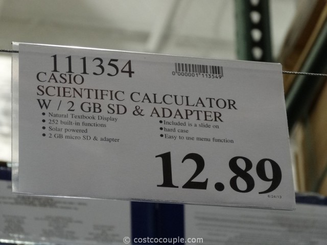 Casio Scientific Calculator Costco 