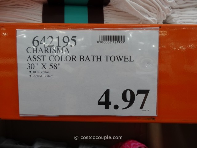 Charisma Ribbed Bath Towels Costco 