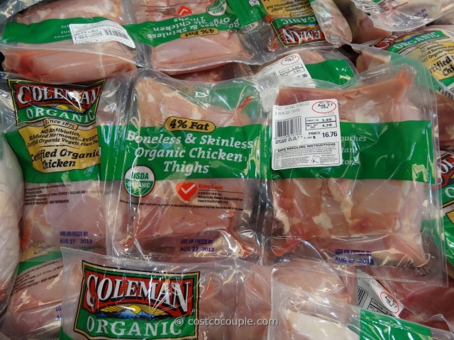 Coleman Organic Boneless Chicken Thighs Costco 1