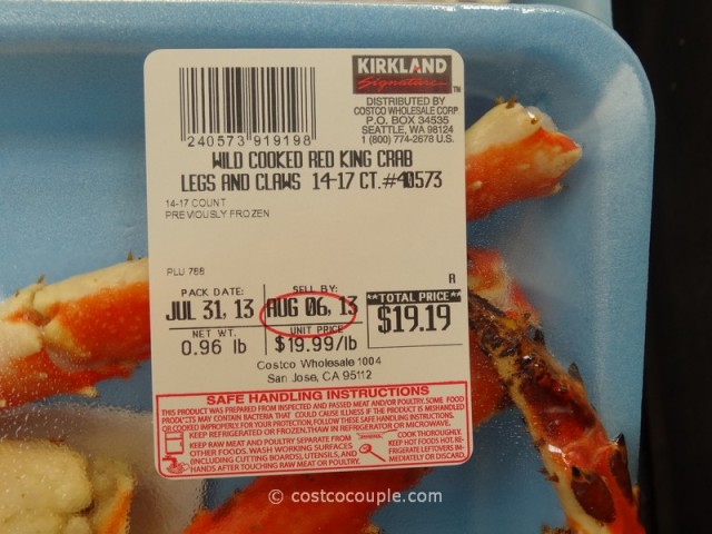 Cooked Red King Crab Legs and Claws Costco 