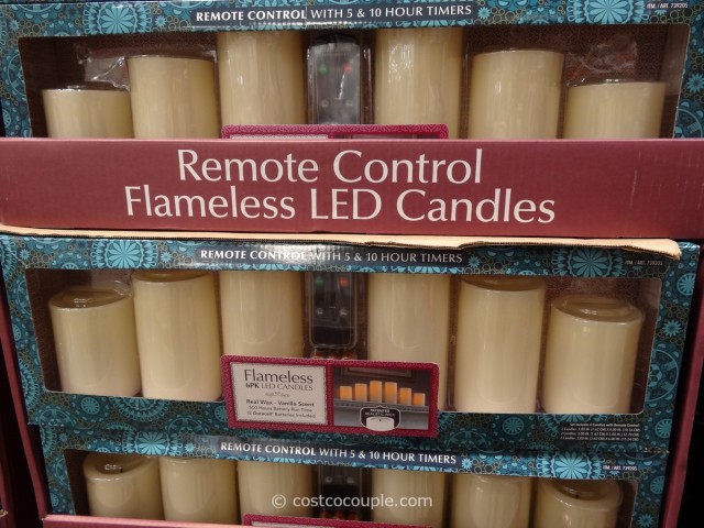 Flameless LED Candles with Remote Costco 1