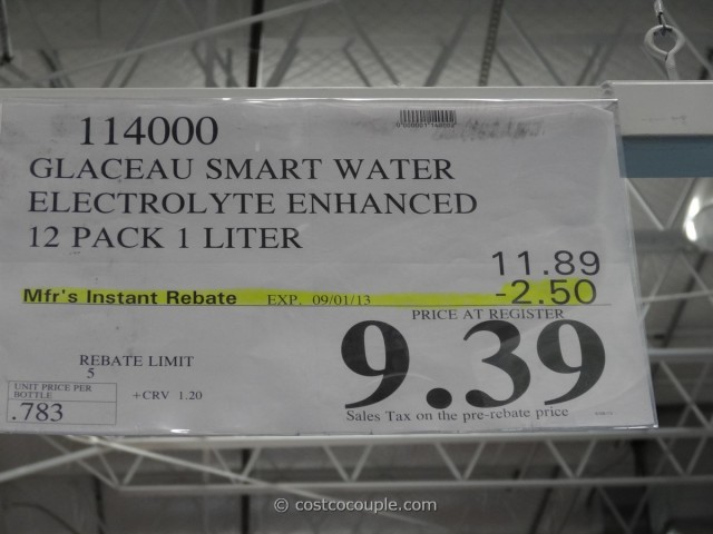 Glaceau Smart Water Costco 1