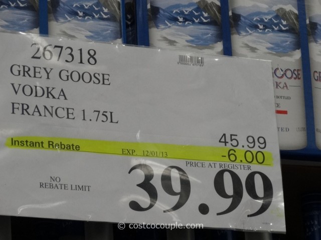Grey Goose Vodka Costco Item 267318