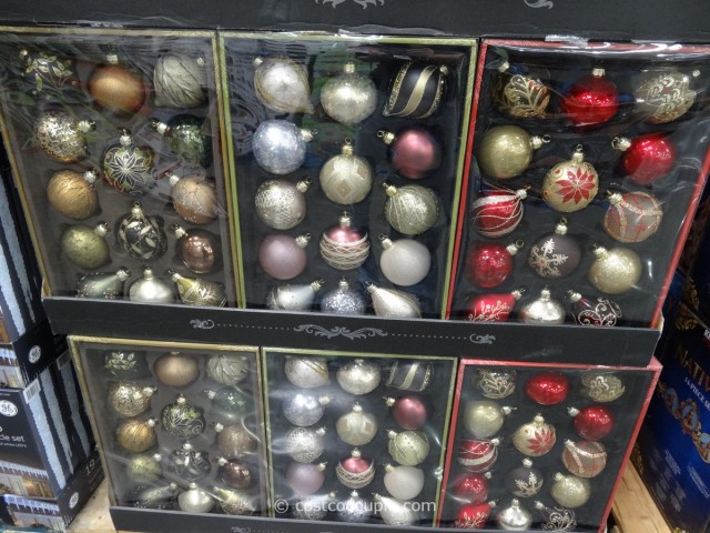 Hand Painted Glass Ornaments Set Costco 1
