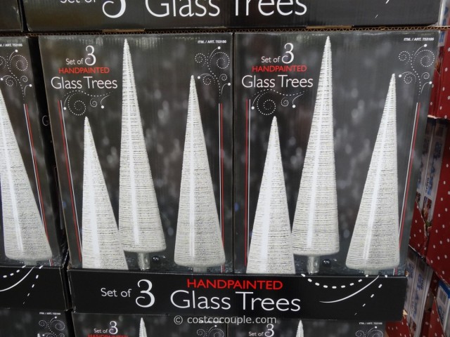 Hand Painted Glass Trees Costco 1