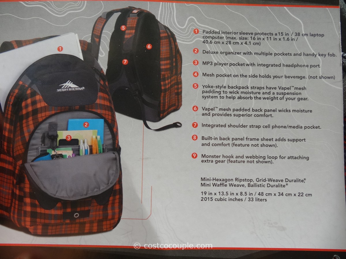 High Sierra RipRap Backpack