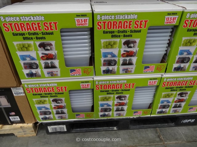 Iris Stackable Storage Set Costco 1