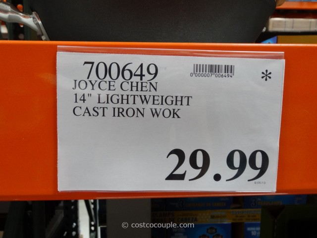 Joyce Chen Lightweight Cast Iron Wok Costco 2