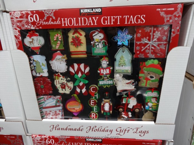 Kirkland Signature Holiday Gift Tags Set Costco  2