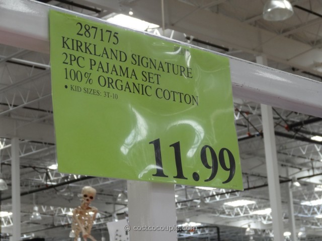 Kirkland Signature 2Piece Organic Cotton Pajama Set Costco 3