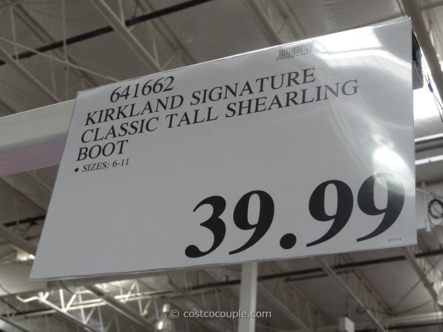 Kirkland Signature Classic Tall Shearling Boot Costco 1