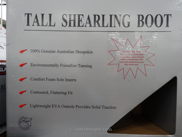 Kirkland Signature Classic Tall Shearling Boot Costco 3