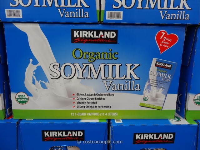 Kirkland Signature Organic Vanilla Soy Milk Costco 1