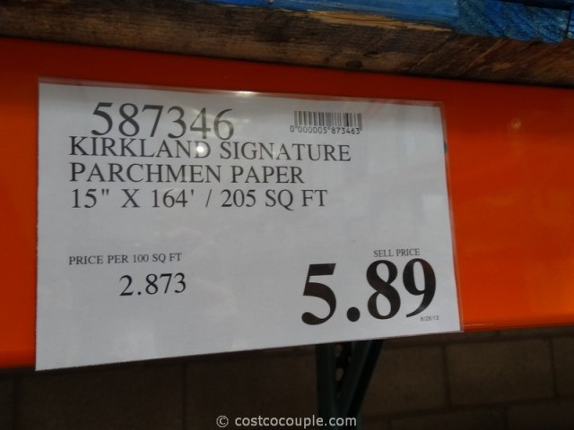 Kirkland Signature Parchment Paper Costco 