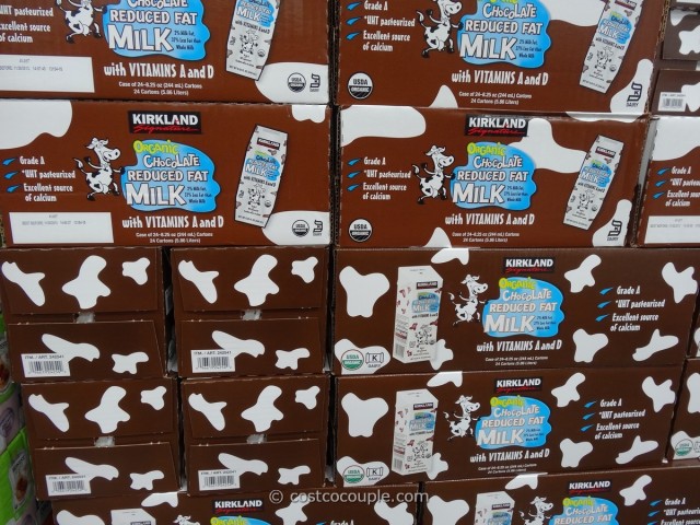 Kirkland Signature Reduced Fat Organic Chocolate Milk Costco 1