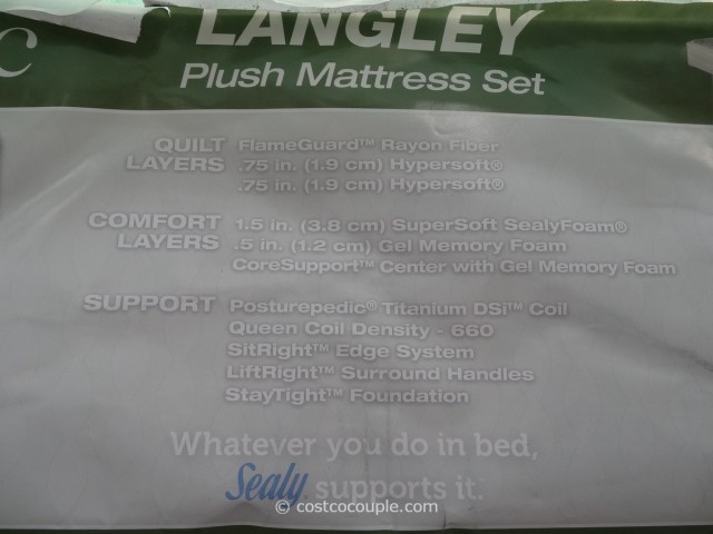 Langley Plush Mattress Set Costco 2