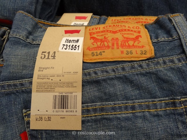 Levi's Mens 514 Straight Fit Jeans Costco 2