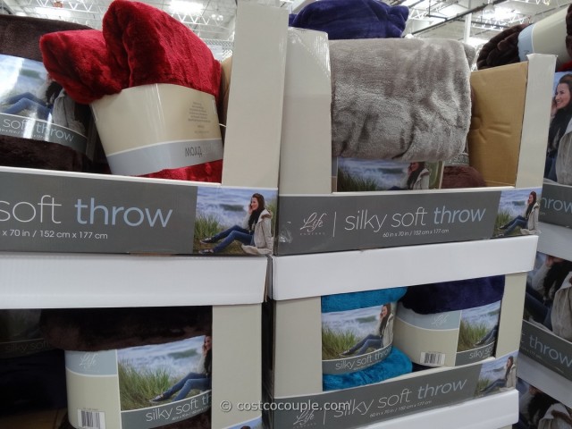 Life Comfort Silky Soft Plush Throw Costco 1