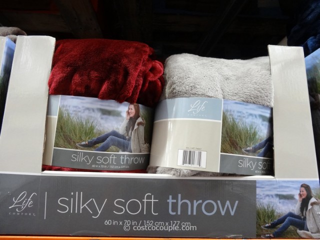 Life Comfort Silky Soft Plush Throw Costco 4