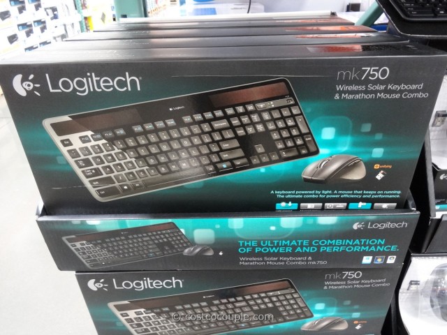 Logitech Wireless Solar Keyboard and Mouse mk750 Costco 2