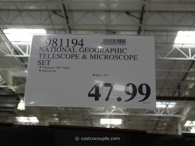 National Geographic Telescope and Microscope Set Costco 4