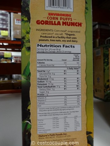 Nature's Path Organic Gorilla Munch Cereal Costco 