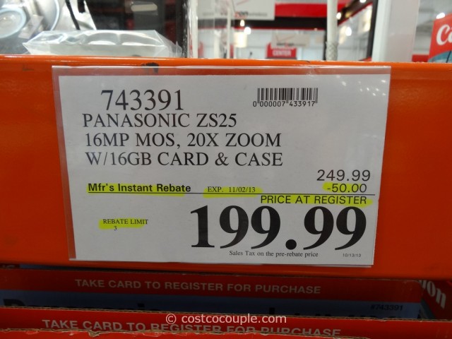 Panasonic ZS25 Costco