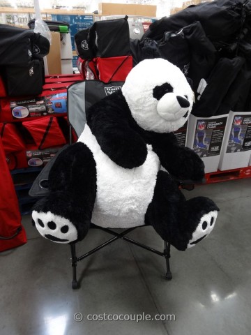 Panda on Raiders Chair