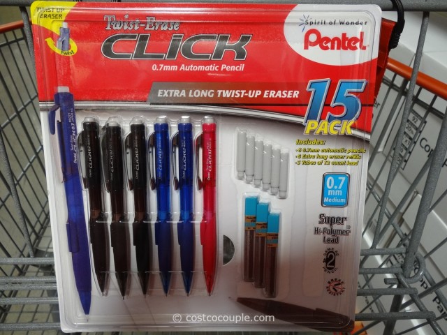 Pentel Twist-Erase Click Mechanical Pencil Costco 1