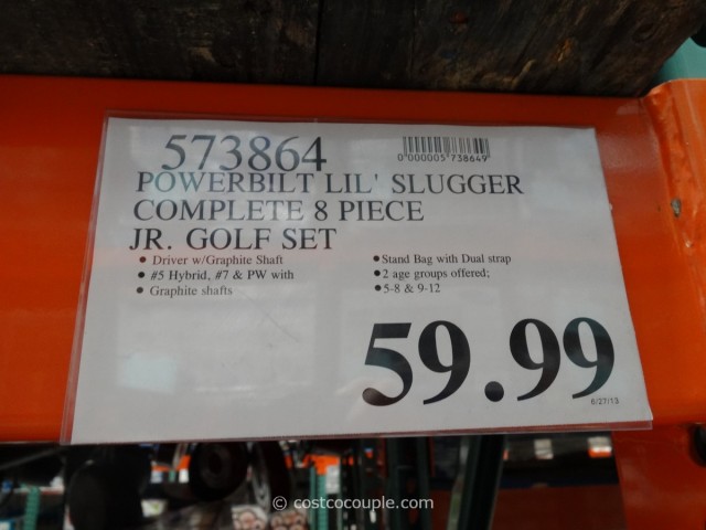 PowerBilt Lil Slugger Complete Junior Golf Set Costco 1