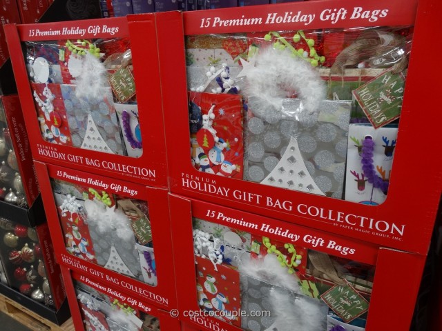 Premium Holiday Gift Bags Set Costco 1