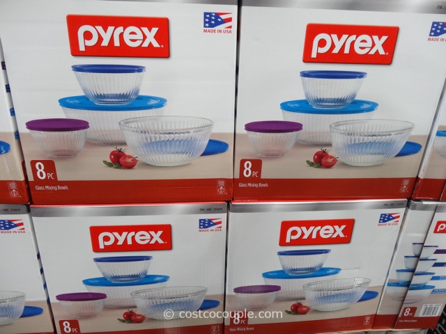 Pyrex 8-Piece Mixing Bowl Set Costco 4