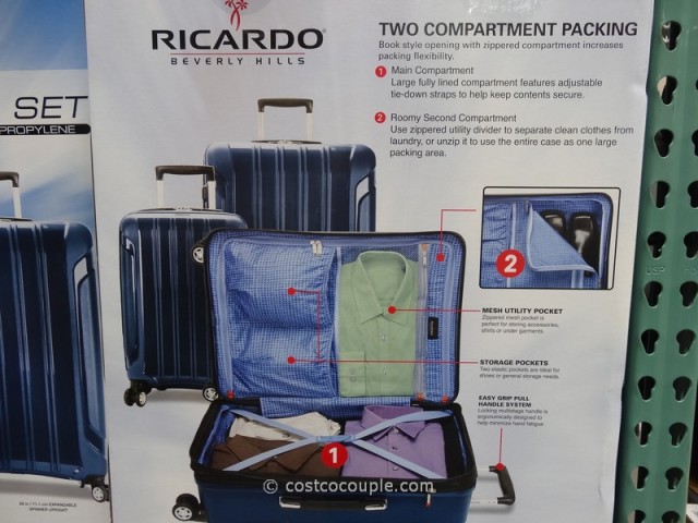 Ricardo 3-Piece Lightweight Travel Set Costco 