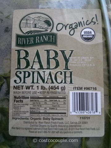 River Ranch Organic Baby Spinach Costco 3