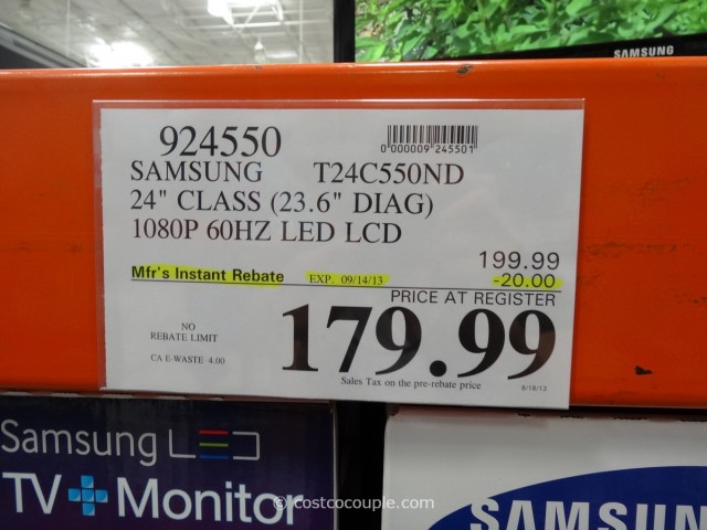 Samsung 24-Inch Monitor T24C550ND Costco 1