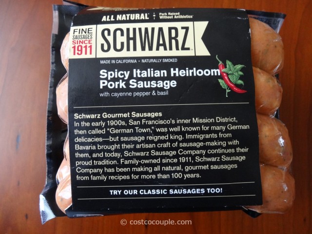 Schwarz Spicy Italian Sausage Costco 4