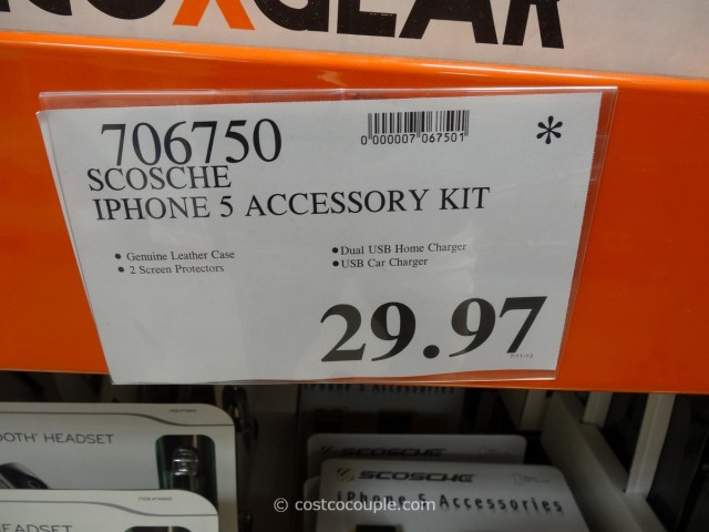 Scosche iPhone5 Accessory Kit Costco 1
