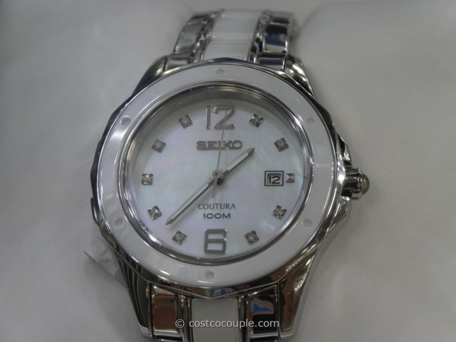 Seiko Ladies Coutura Diamond-Accented Watch Costco  4