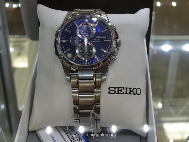 Seiko Solar Power Dial Watch Costco 1