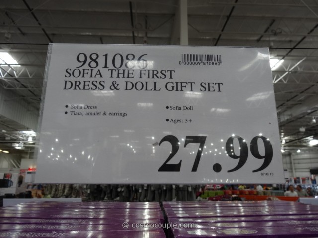 Sofia The First Dress and Doll Gift Set Costco 2