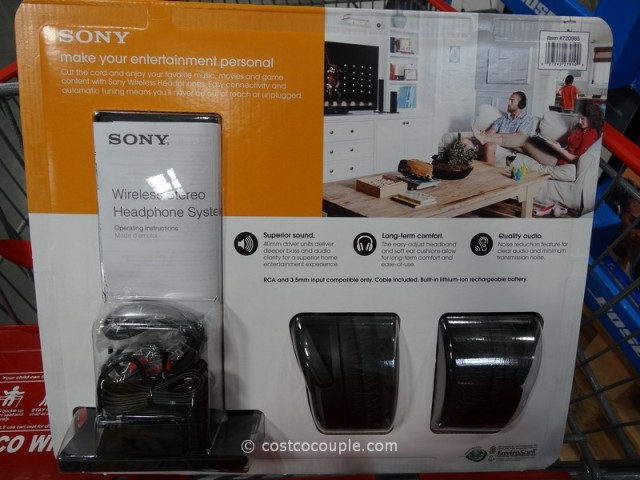 Sony Wireless RF Headphones Costco 