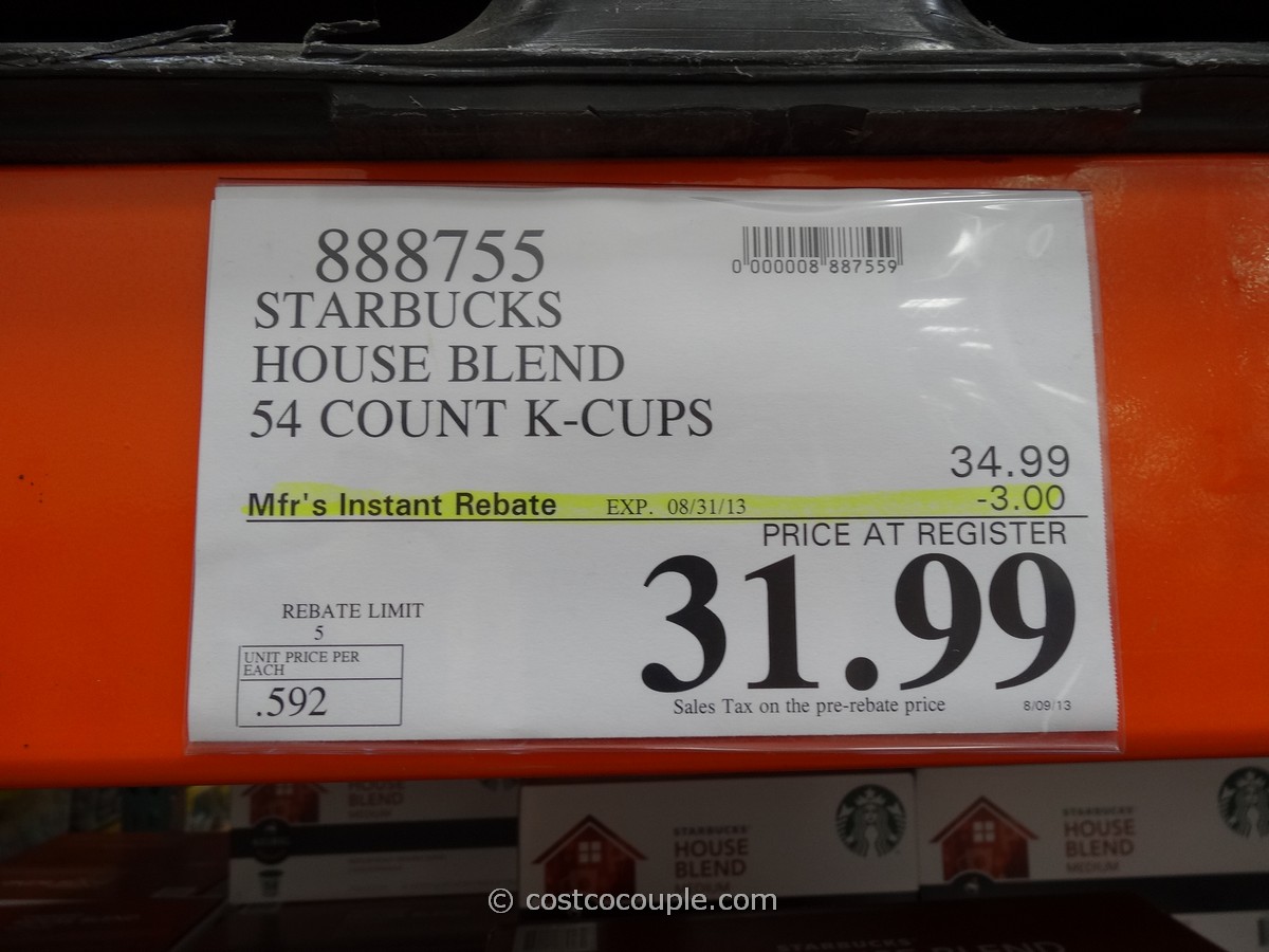 Starbucks House Blend KCups