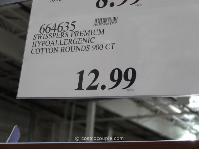 Swisspers Hypoallergenic Cotton Rounds Costco 