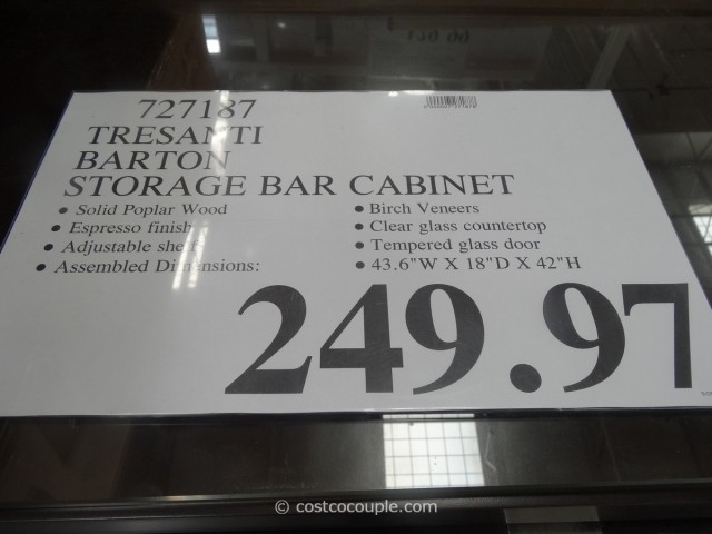 Tresanti Barton Storage Bar Cabinet Costco