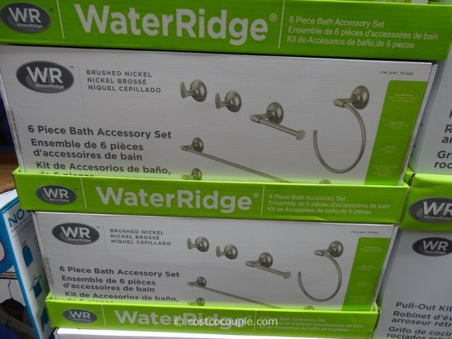Water Ridge Bathroom Accessory Kit Costco 1